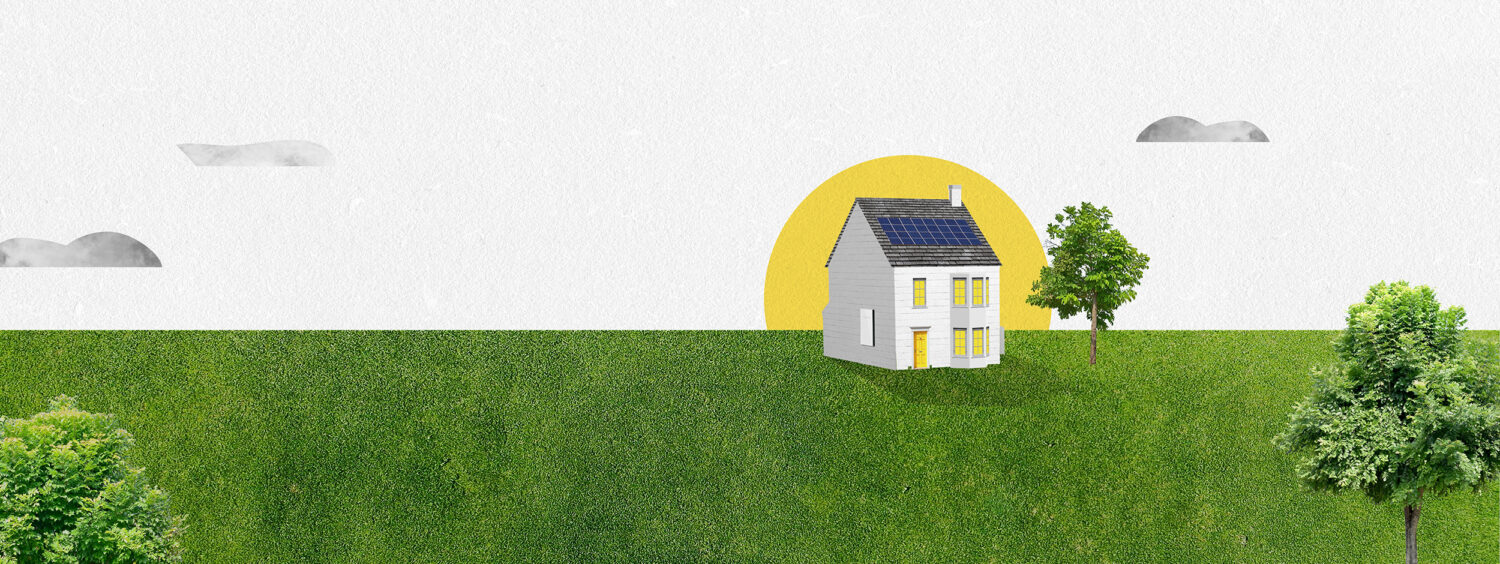 Home solar panels and heat pumps