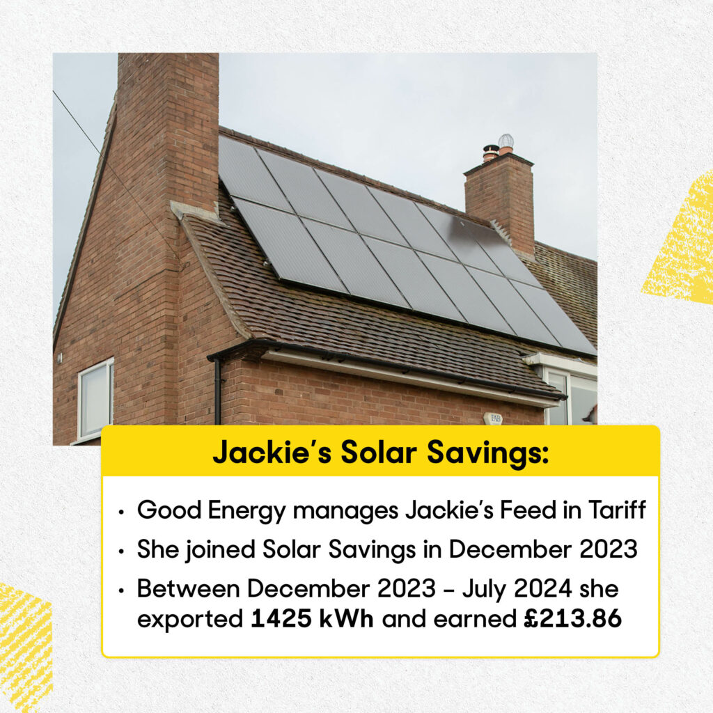Solar Savings export tariff UK