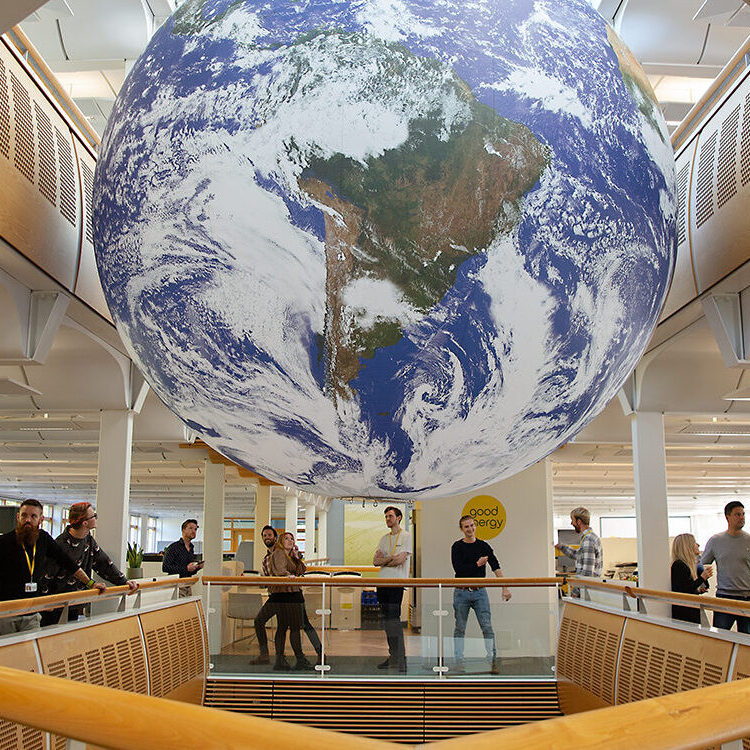 Good energy office globe